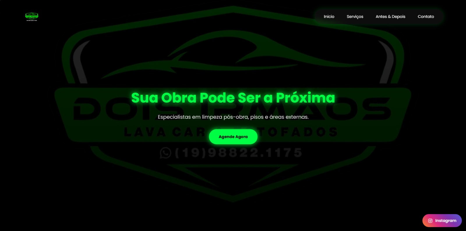 Landing page automotiva